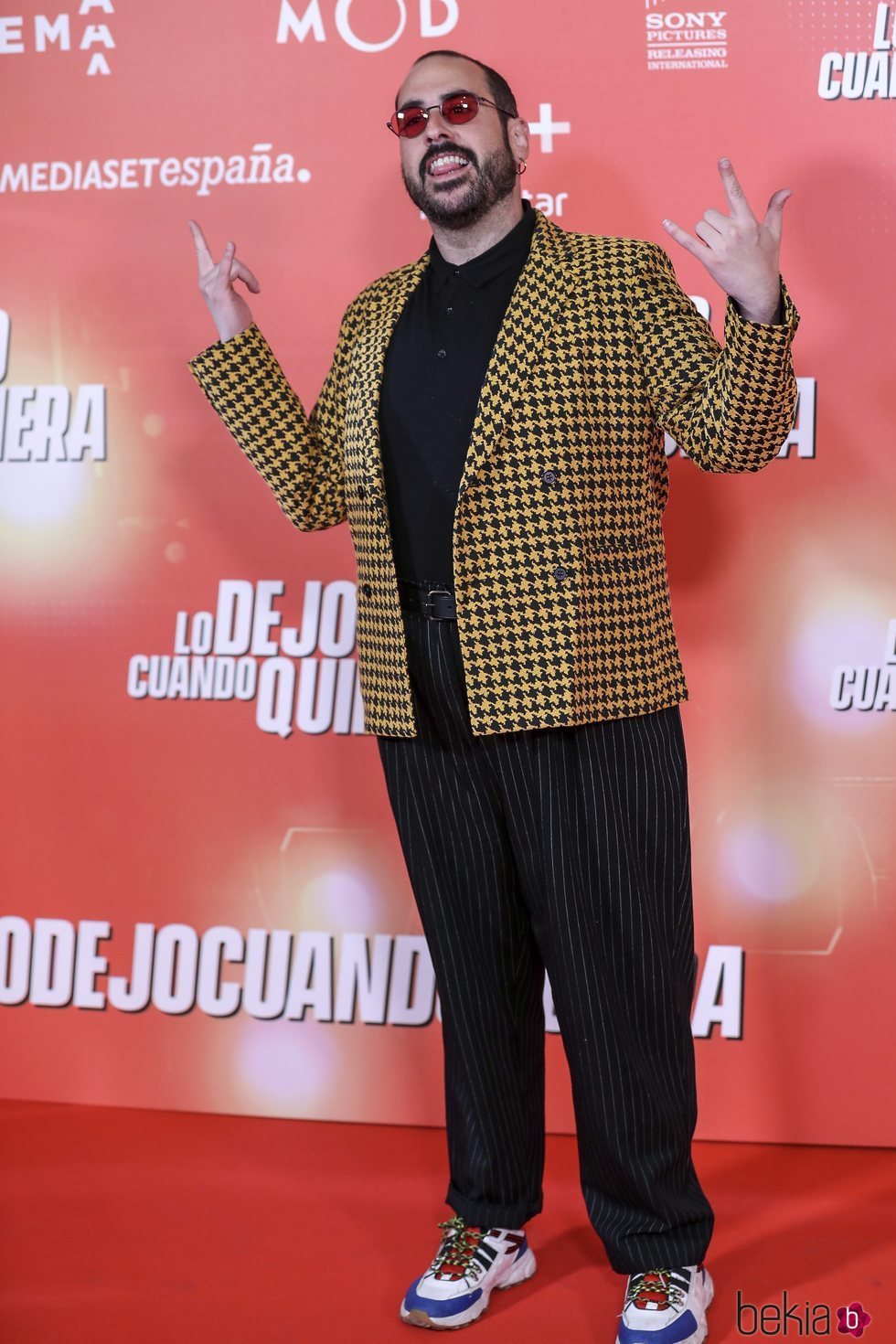 Alberto Velasco en la premiere de 'Lo dejo cuando quiero'