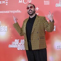 Alberto Velasco en la premiere de 'Lo dejo cuando quiero'