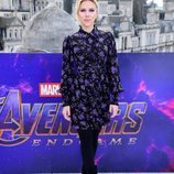 Scarlett Johansson en el exterior de la premiere de 'Los Vengadores: Endgame'