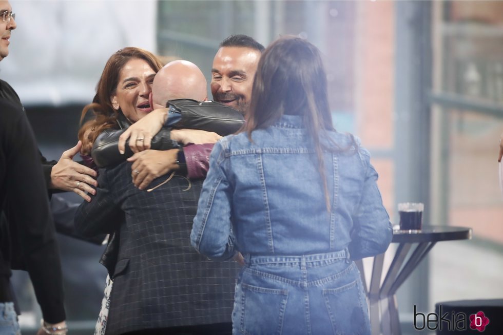 Kiko Rivera con Raquel Bollo y Luís Rollán en la final de 'GH DÚO'