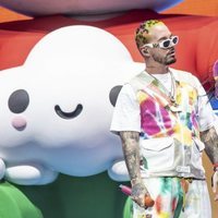 Rosalía y J Balvin actuan juntos sobre el escenario de Coachella 2019