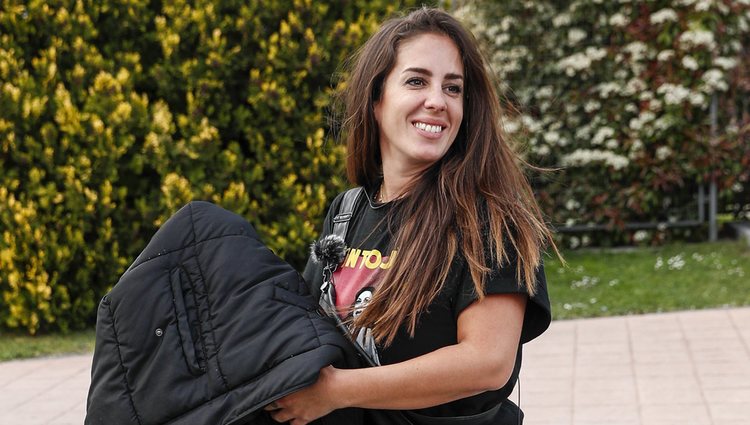 Anabel Pantoja llegando a Telecinco para la final de la primera edición de 'Sálvame Okupa'