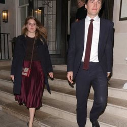 Beatriz de York y Edoardo Mapelli Mozzi tras cenar con Sarah Ferguson