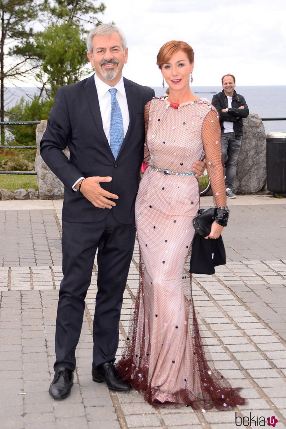 Carlos Sobera y Patricia Santamarina en la boda de Marta Hazas