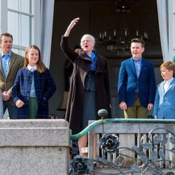 Margarita de Dinamarca celebra su 79 cumpleaños con Federico, Mary, Christian, Isabel, Vicente y Josefina de Dinamarca