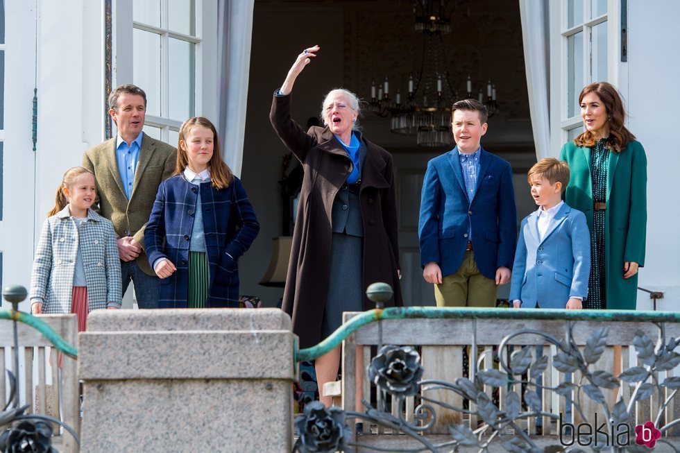 Margarita de Dinamarca celebra su 79 cumpleaños con Federico, Mary, Christian, Isabel, Vicente y Josefina de Dinamarca