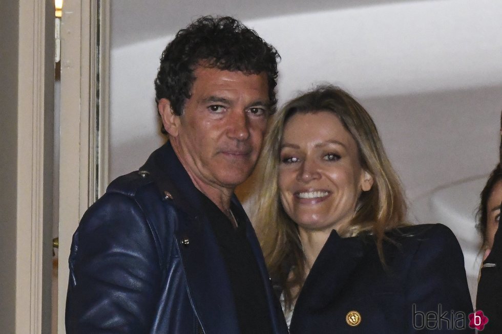 Antonio Banderas y Nicole Kimpel en la Semana Santa de Málaga 2019