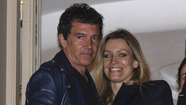 Antonio Banderas y Nicole Kimpel en la Semana Santa de Málaga 2019