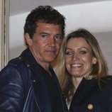 Antonio Banderas y Nicole Kimpel en la Semana Santa de Málaga 2019