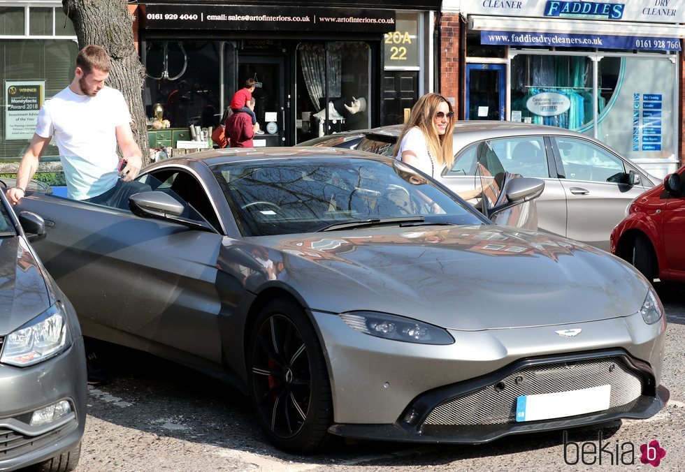 Edurne y David de Gea de paseo por Manchester