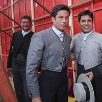 Fran Rivera y José Antonio Canales Rivera en el homenaje a su tío