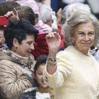 La Reina Sofía en la Misa de Pascua 2019