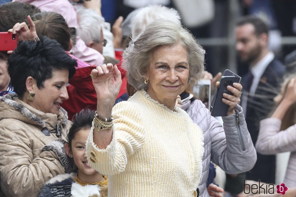 La Reina Sofía en la Misa de Pascua 2019