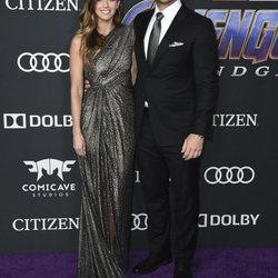 Chris Pratt y Katherine Schwarzenegger en la premiere de 'Vengadores: Endgame'