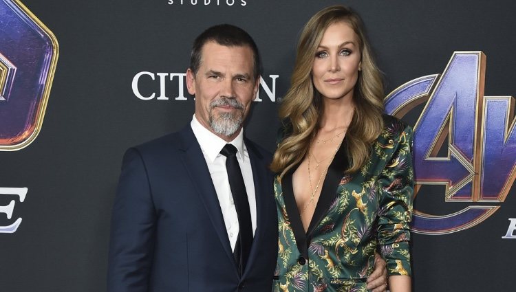 Josh Brolin y Kathryn Boyd  en la premiere de 'Vengadores: Endgame'