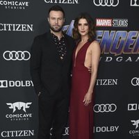 Cobie Smulders y Taran Killam  en la premiere de 'Vengadores: Endgame'