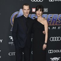 Benedict Cumberbatch y Sophie Hunter en la premiere de 'Vengadores: Endgame'