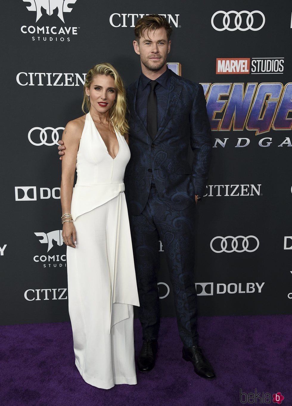 Elsa Pataky y Chris Hemsworth en la premiere de 'Vengadores: Endgame'