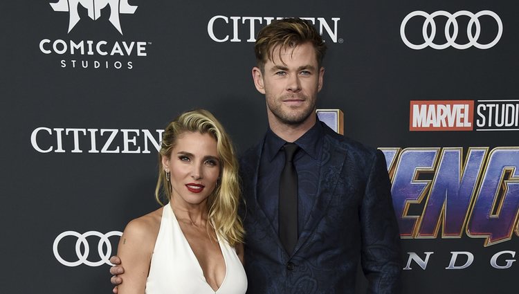 Elsa Pataky y Chris Hemsworth en la premiere de 'Vengadores: Endgame'