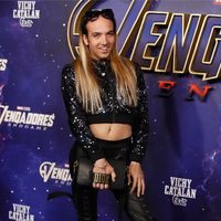 Aless Gibaja en la premiere de 'Los Vengadores: Endgame' en Madrid