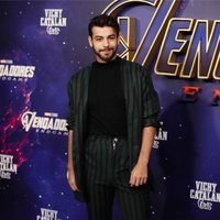 Agoney en la premiere de 'Los Vengadores: Endgame' en Madrid