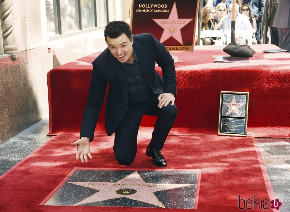 Seth MacFarlane recibe su estrella en el Paseo de la Fama