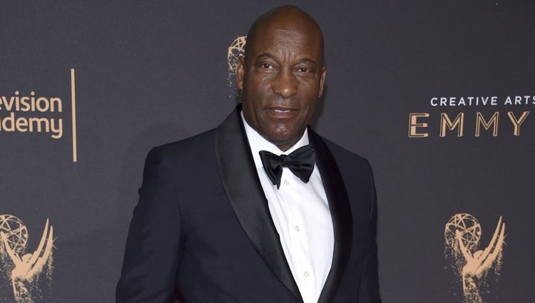 John Singleton en la alfombra roja de los premios Emmy 2017