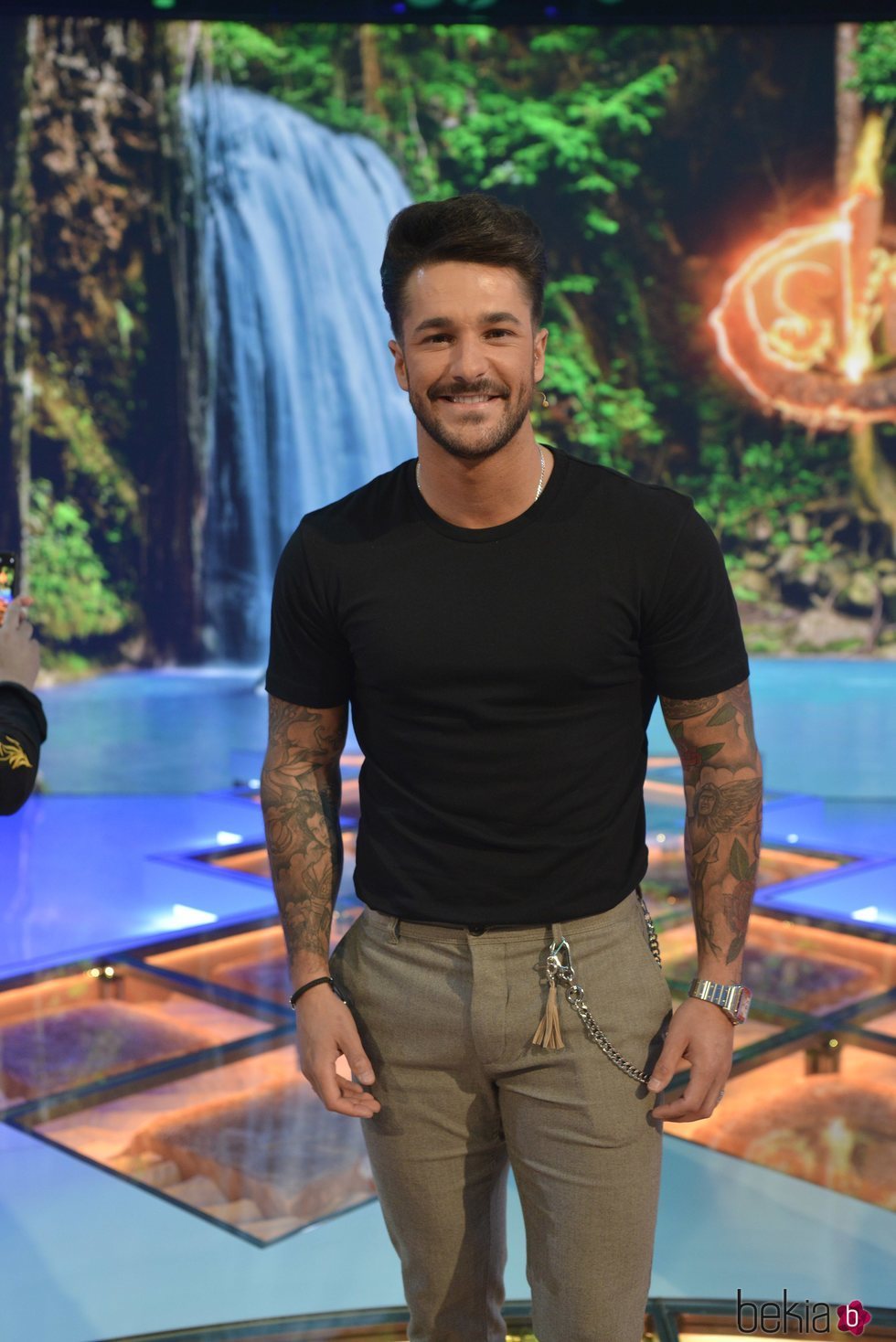 Hugo Paz en la gala 1 de 'Supervivientes: Tierra de nadie'