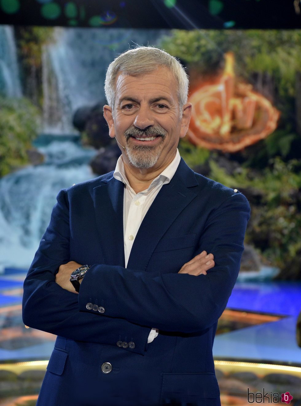 Carlos Sobera en la gala 1 de 'Supervivientes: Tierra de nadie'