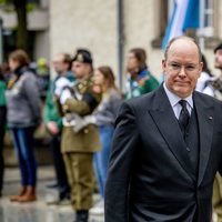 El Príncipe Alberto de Mónaco en el funeral del Gran Duque Juan de Luxemburgo