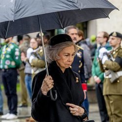 La Reina Sofía en el funeral del Gran Duque Juan de Luxemburgo