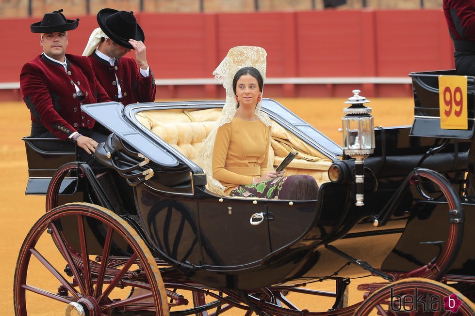 Victoria Federica de Marichalar en la Plaza de Toros de La Maestranza como madrina de la Exhibición de Enganches