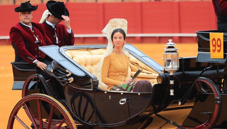 Victoria Federica de Marichalar en la Plaza de Toros de La Maestranza como madrina de la Exhibición de Enganches