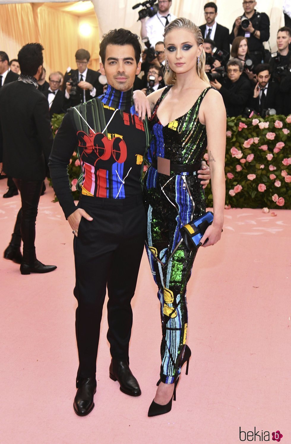 Joe Jonas y Sophie Turner en la alfombra roja de la Gala MET 2019