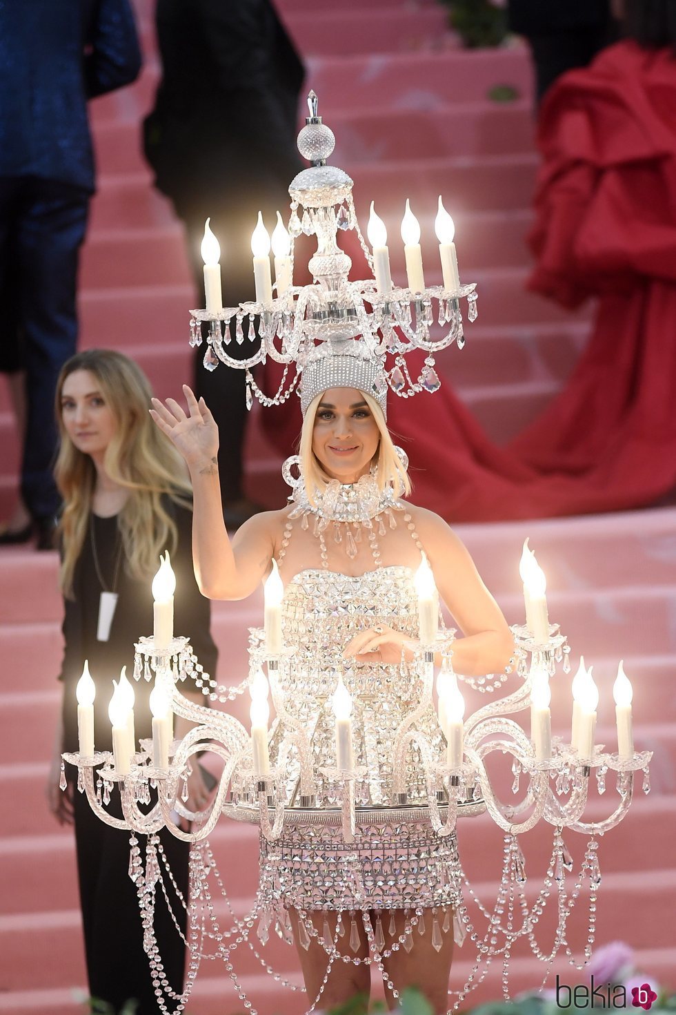 Katy Perry en la alfombra roja de la Gala MET 2019