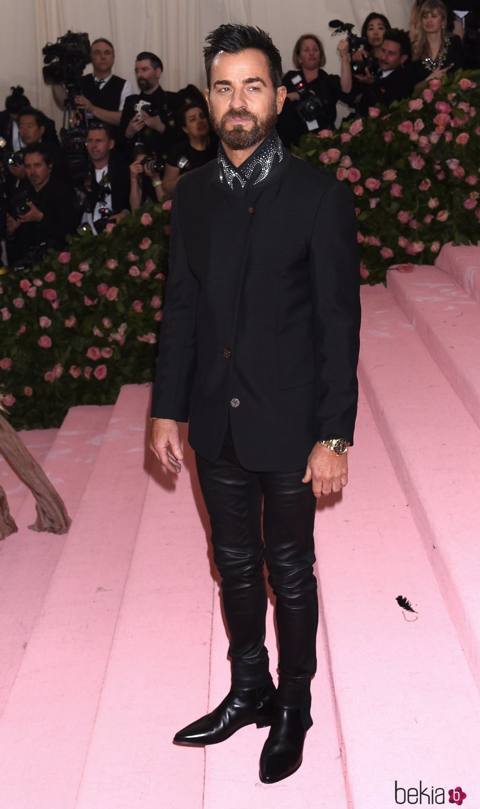 Justin Theroux en la alfombra roja de la Gala MET 2019