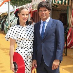 Fiona Ferrer y Javier Fal Conde en la Feria de Abril 2019