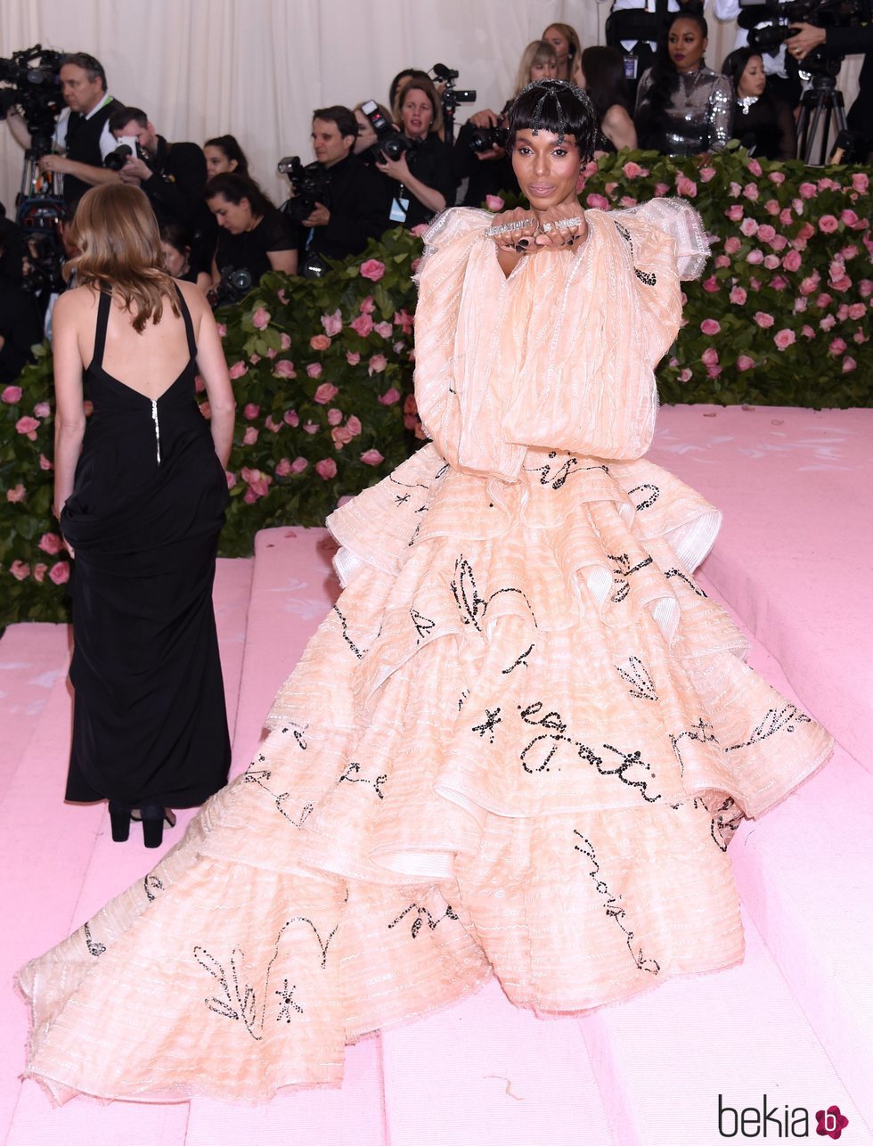 Kerry Washington en la alfombra roja de la Gala MET 2019