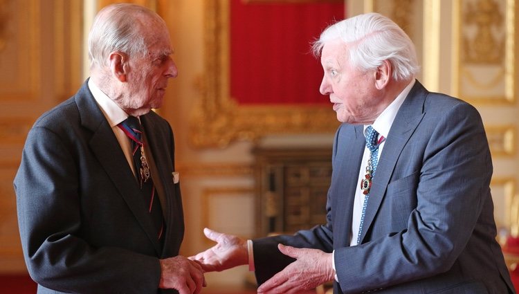 El Duque de Edimburgo y Sir David Attenborough