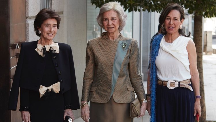 La Reina Sofía con Paloma O'Shea y Ana Patricia Botín