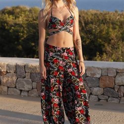 Cristina Tosio en el desfile de Calzedonia en Ibiza