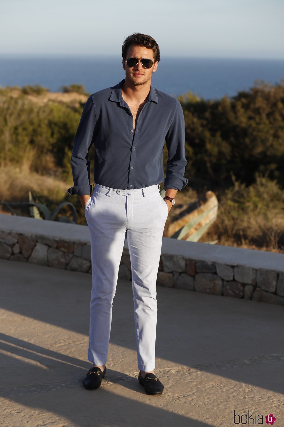 Pepe Barroso en el desfile de Calzedonia en Ibiza