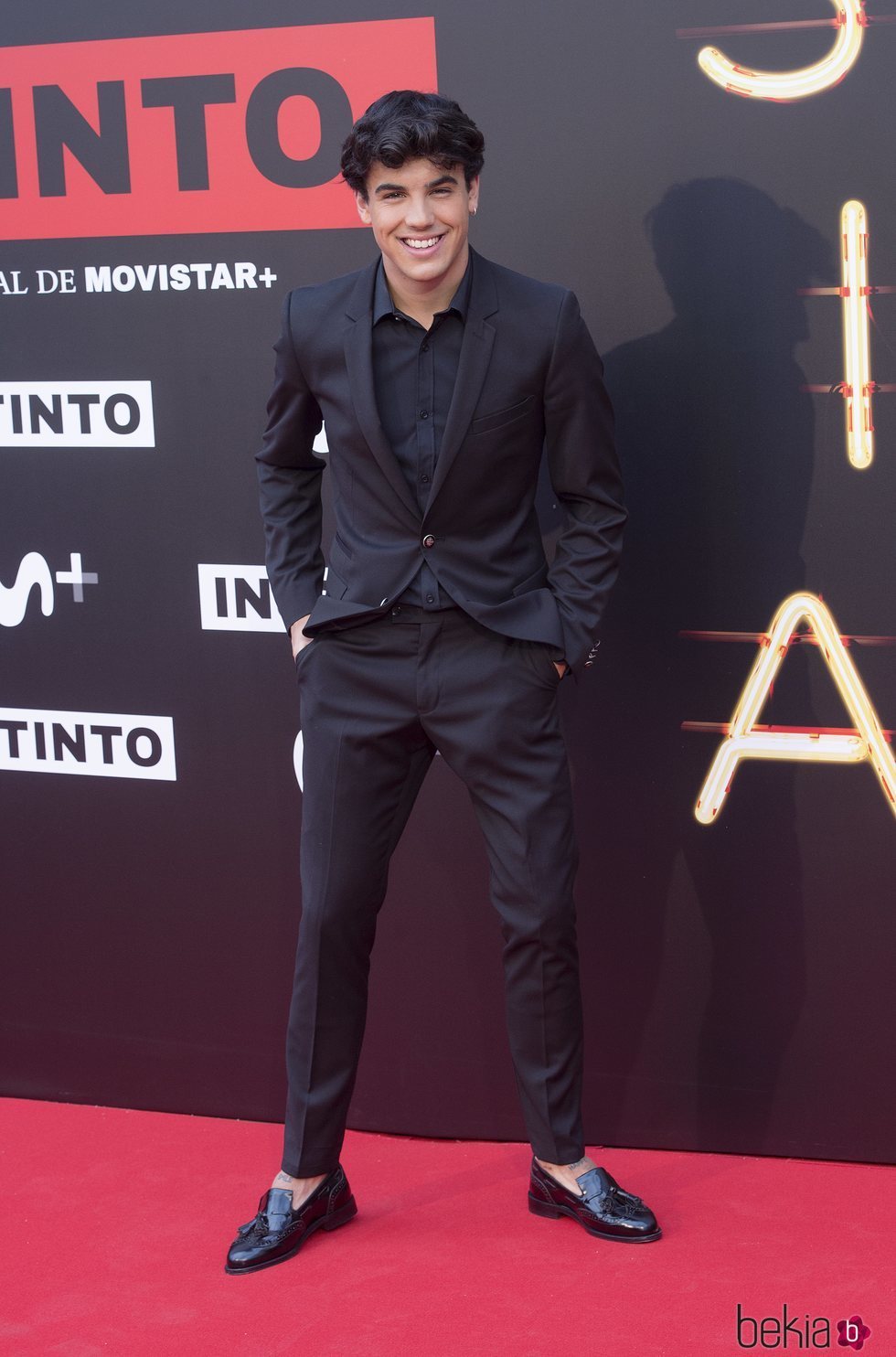 Oscar Casas en la premiere de la serie 'Instinto'