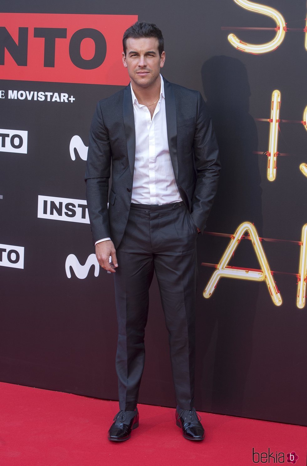 Mario Casas en la premiere de la serie 'Instinto'