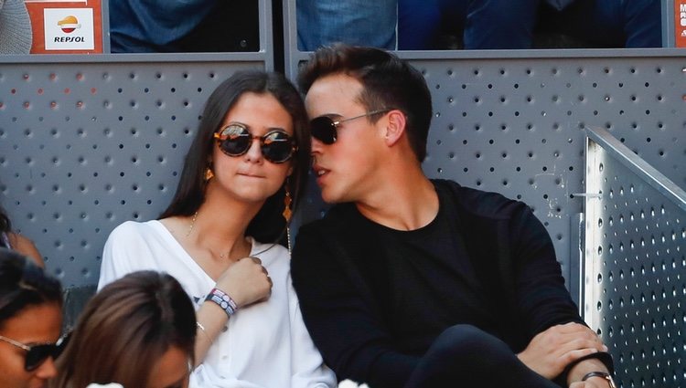 Victoria Federica y Gonzalo Caballero en Master de tenis 2019