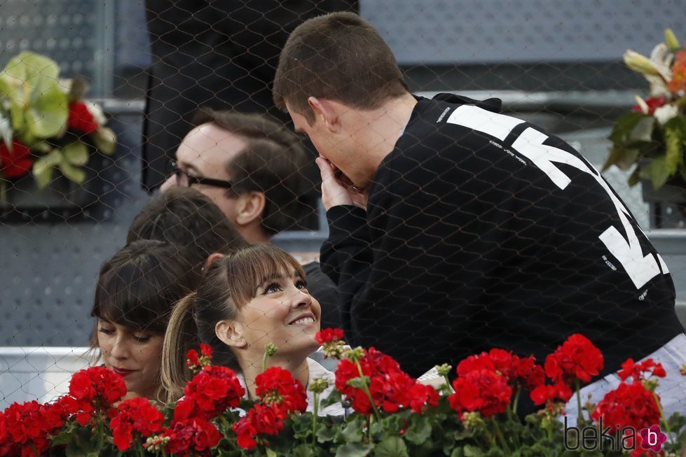 Aitana Ocaña y Miguel Bernardeau en el Madrid Open 2019