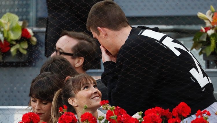 Aitana Ocaña y Miguel Bernardeau en el Madrid Open 2019