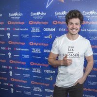 Rueda de prensa de Miki Núñez tras el primero ensayo de Eurovisión 2019