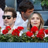 David Bisbal y Rosanna Zanetti en el Madrid Open 2019