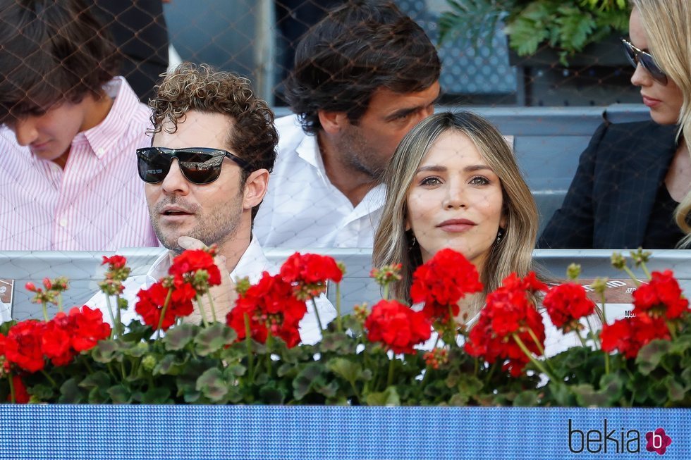 David Bisbal y Rosanna Zanetti en el Madrid Open 2019